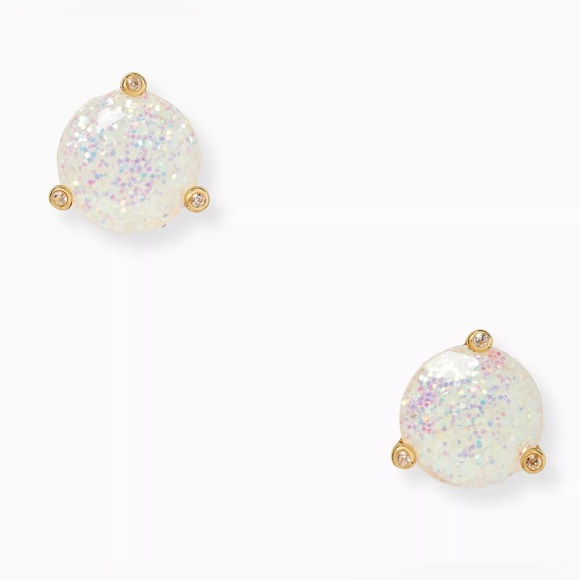 🩷NEW KATE SPADE Rise & Shine Glitter Studs - Picture 6 of 6
